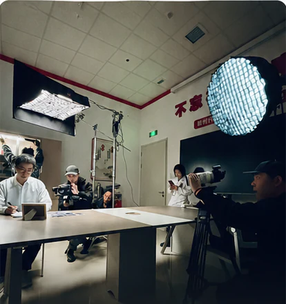 短视频拍摄现场